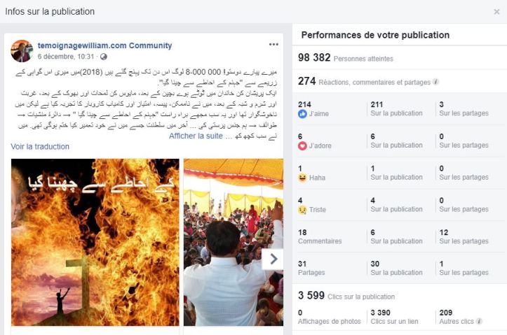 compte rendu Pakistan au 10 12 2018